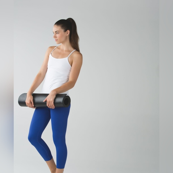 🌞Lululemon Zone In Crop Seamless Leggings Sapphire Blue - Picture 3 of 14